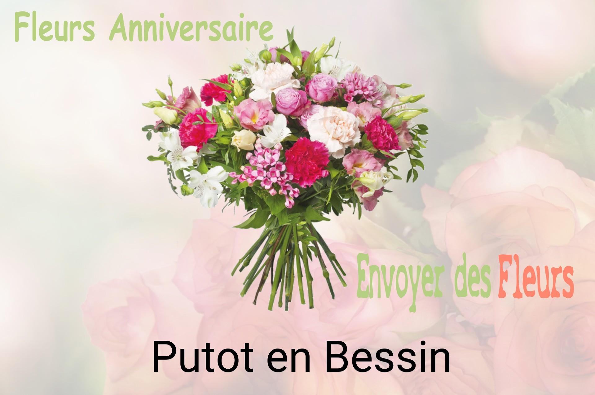 Bouquet de fleurs d’anniversaire livré à Putot-en-Bessin