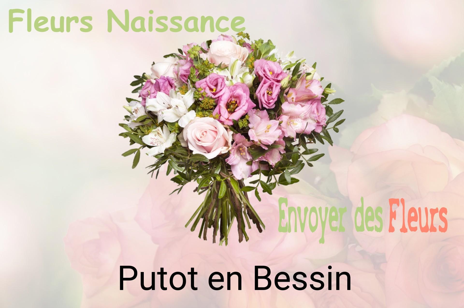 Bouquet de fleurs de naissance livré à Putot-en-Bessin